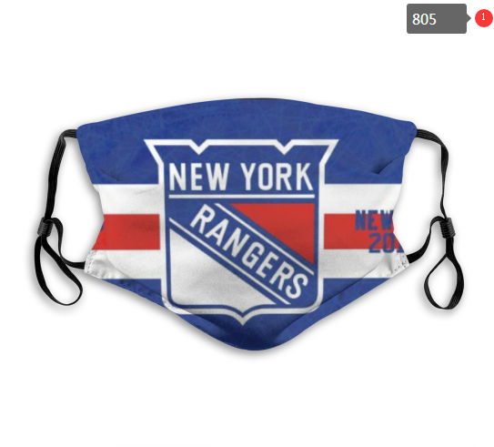 NHL New York Rangers #5 Dust mask with filter->nhl dust mask->Sports Accessory